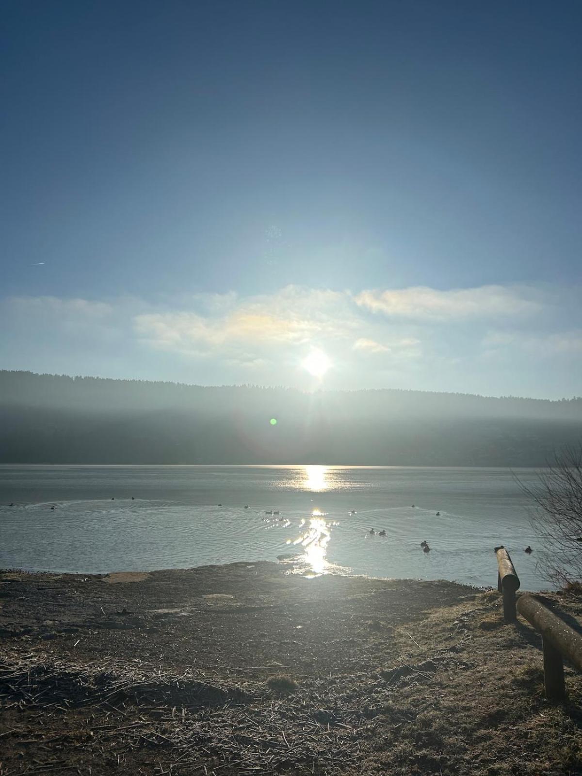 La Parenthese Vue Lac Les Grangettes Bagian luar foto